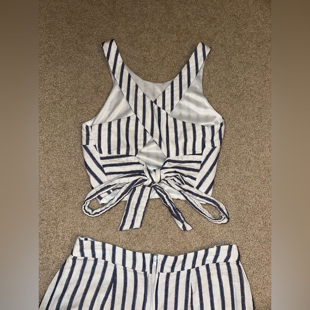 Striped Two-Piece Set - Picture 3 of 3